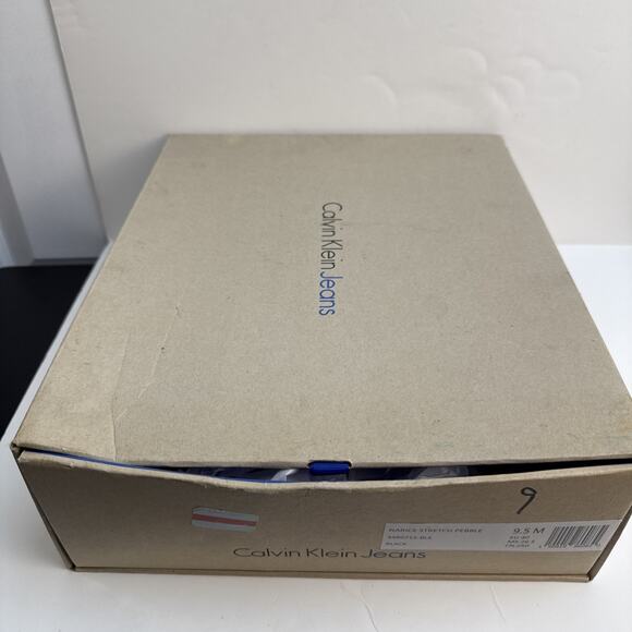 Calvin Klein Womens Narice Leather Pointed Toe Ankle Booties Shoe Black 9.5M NWB - Picture 9 of 10